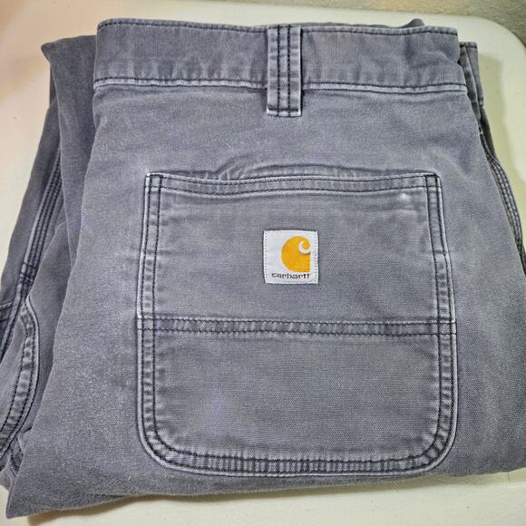 Carhartt Utility Double Knee Relaxed Fit Rugged Flex Canvas‎ Pant Size 38 - Picture 8 of 10